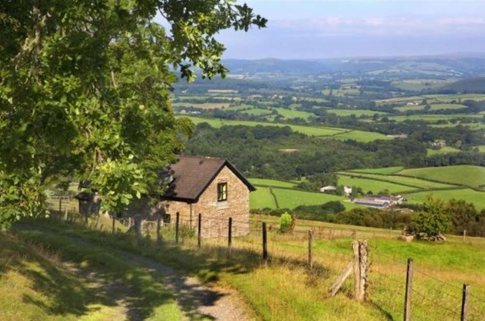 Hafod and the view.